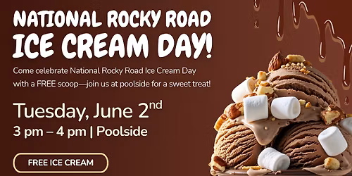 National Rocky Road Ice Cream Day!