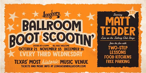 Ballroom Boot Scootin' with Matt Tedder
