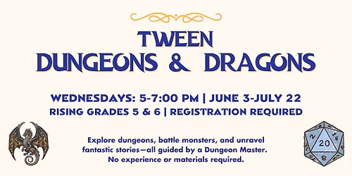 Tween Dungeons & Dragons