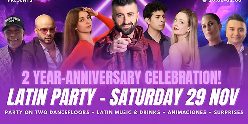LATIN PARTY SUNDSVALL \u2022 L\u00d6RDAG 29 NOVEMBER 2025