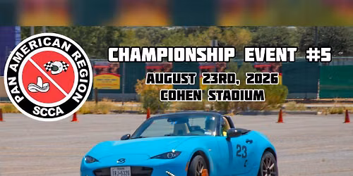 Pan Am SCCA Autocross Championship Event #5