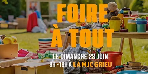 Foire \u00e0 tout de la MJC Grieu \u2013 Rouen