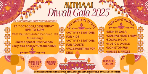Mithaai Diwali Gala 2025