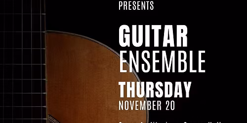 Guitar Ensemble concert