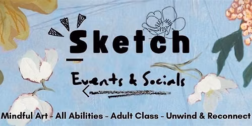 Beautiful Blooms Mixed Media Art Retreat with Sketch