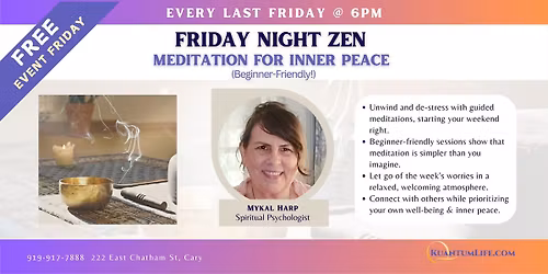\ud83c\udf3f Friday Night Zen: Meditation for Inner Peace (Beginner-Friendly!) \ud83c\udf3f