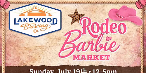 Rodeo Barbie Pop Up Market