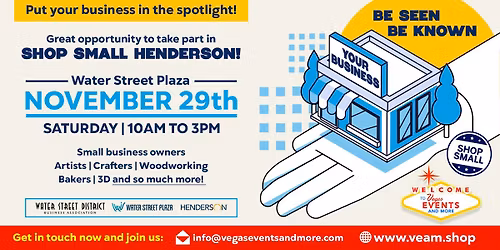 Shop Small Henderson 2025 