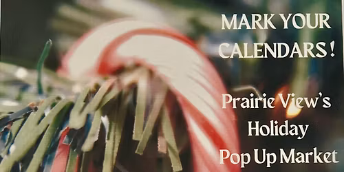 Holiday Pop Up Market