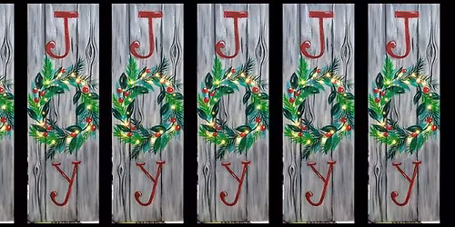 Paint and Sip Joy Wreath