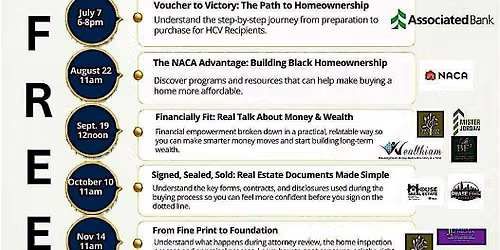 Keys Forward: Homewnership and Wealth Building Workshop Series