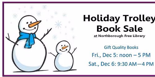 Holiday Trolley Booksale 2025