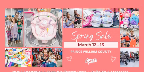 Just Between Friends Prince William County Spring Sale