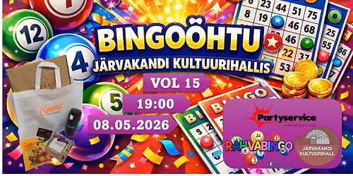 Bingo\u00f5htu J\u00e4rvakandi Kultuurihallis VOL.15