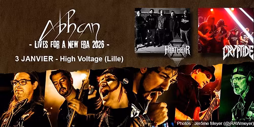 Abhcan + Fratheir + Cryptide @ High Voltage, Lille \/\/ 03\/01\/2026