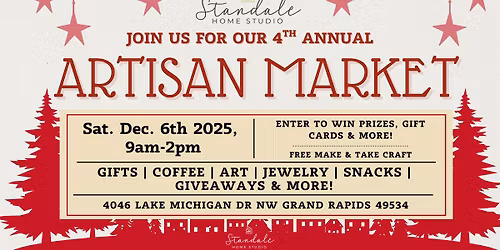 4th Annual Artisan Market | Standale Home Studio
