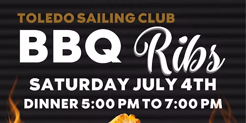 TSC BBQ Rib Dinner - Open to TSC Members, TSC Member Guests, AYC and I-LYA Members