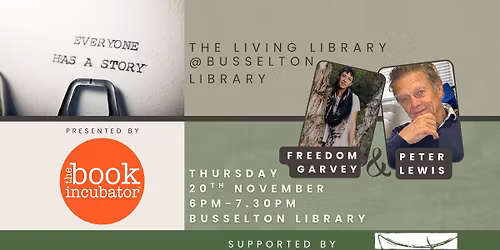 The Living Library - Freedom Garvey & Peter Lewis @ The Busselton Library