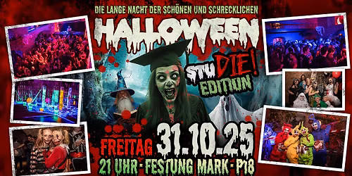 Halloween StuDIE! Party \ud83e\uddd9\u200d\u2642\ufe0f Festung Mark
