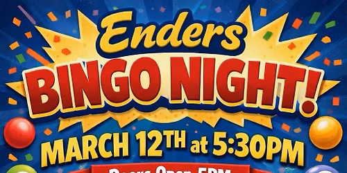 Enders Bingo Night