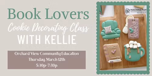 Book Lovers Cookie Decorating Class (Level Two)