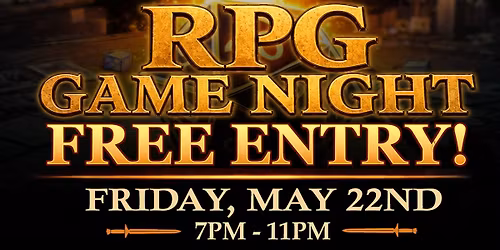 RPG GAME NIGHT! \ufe0f\u2694\ufe0f