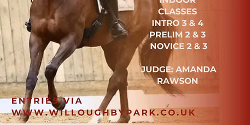 EVENING UNAFFILIATED DRESS DOWN DRESSAGE - 17.30PM START INTRO-NOVICE
