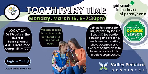 Tooth Fairy Time with the Girl Scouts