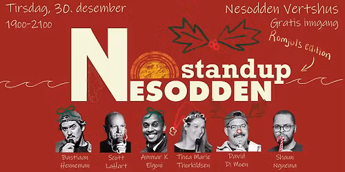 Romjulsstandup p\u00e5 Nesodden Vertshus