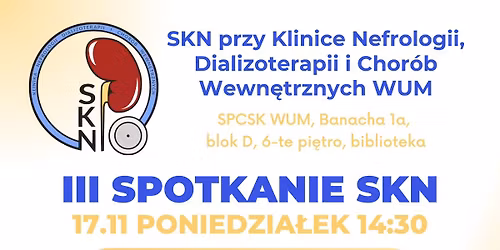 III spotkanie SKN "P\u0142ynoterapia i jak j\u0105 zleca\u0107"