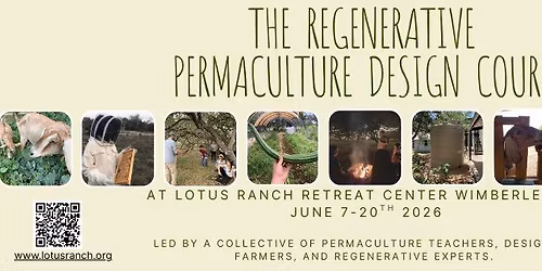 Regenerative Permauclture Design Certificate Course 