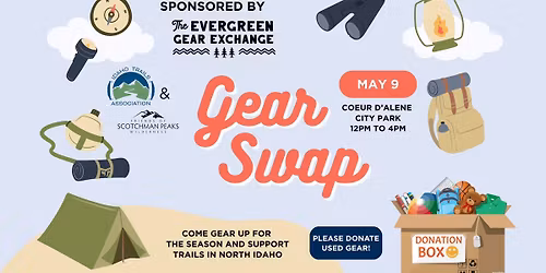 Gear Swap benefiting trails in Idaho!