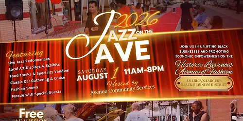 2026 Jazz on the Ave Customer Appreciation Day Festival