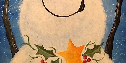 Sip & Paint 'Catching Snowflakes' with us!