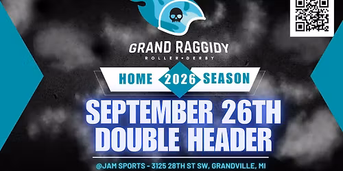 Grand Raggidy Roller Derby - 2026 September Double Header