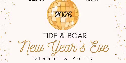 New Years Eve 4 Course Dinner and Party