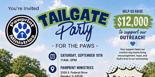 TAILGATE Party for the Paws at PawPrint Ministries