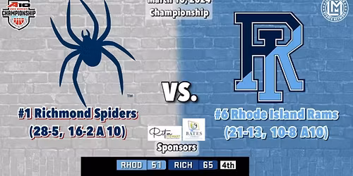 Rhode Island Rams Women's Basketball vs. Richmond Spiders