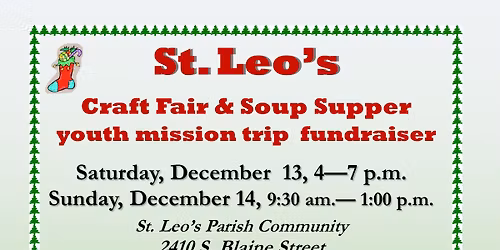 St. Leo's Craft Fair and Soup Supper