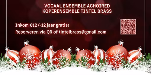 Christmas is coming! - Tintel Brass & aCHOIRed