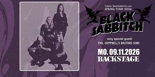 BLACK SABBITCH | FALL TOUR 2026 | BACKSTAGE M\u00dcNCHEN 2026