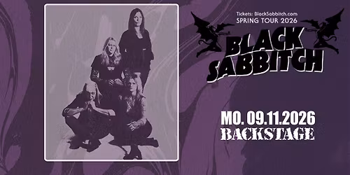 BLACK SABBITCH | SPRING TOUR 2026 | BACKSTAGE M\u00dcNCHEN 2026