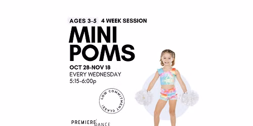 Mini Poms (4 Week Session)
