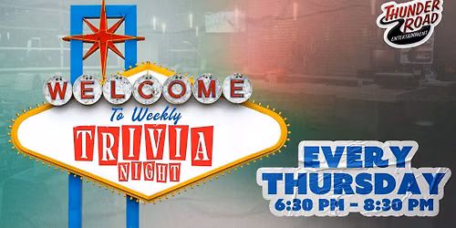 Weekly Trivia Night | Rev It Up Grille at Thunder Road