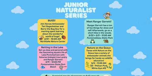 Junior Naturalist Program: Nature on the Geaux