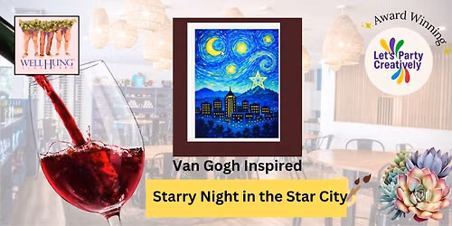 Starry Night over the Star City (Van Gogh inspired)