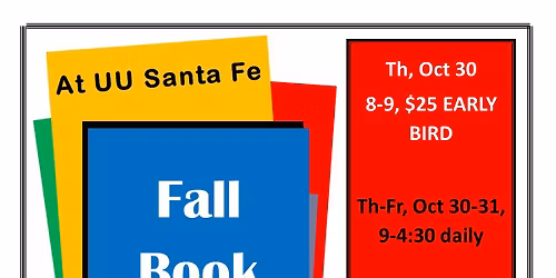 UU Santa Fe Fall Book Sale