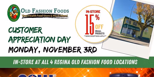 Customer Appreciation Day - In-Store