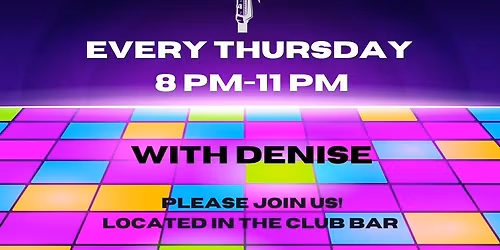 Karaoke with Denise in the club