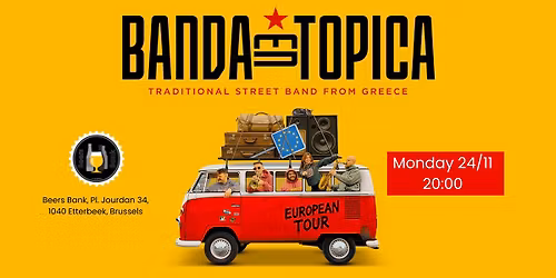 Banda Entopica Traditional Street Band from Greece @ Beers Bank 24\/11